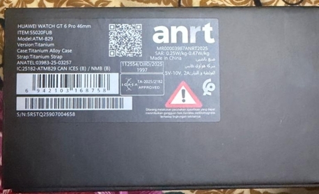 Jeddah, Watches, SAR 1200,  Huawei Watch GT 6Pro