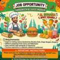 JOB OPPORTUNITY: SANDWICH & JUICE MAKER