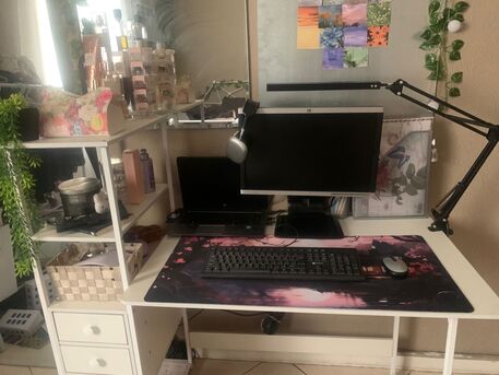 Al Rehab, Furniture, SAR 250,  Study Table Good As New White