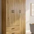 SAR 500,  Brand New Wooden Wardrobe For Sale &ndash; Unopened (3 Door + 2 Drawers)