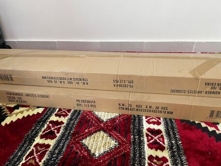 Al Aziziyah, Furniture, SAR 500,  Brand New Wooden Wardrobe For Sale &ndash; Unopened (3 Door + 2 Drawers)