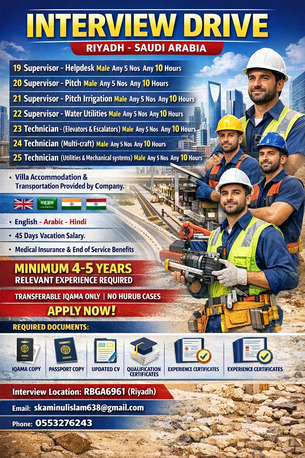 Riyadh, Jobs, Urgently We Need Transfersponsorship Saudiarabia