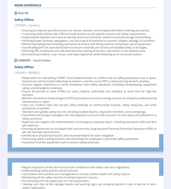 Riyadh, Job Seekers, HSE Officer