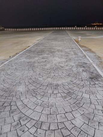 Riyadh, Construction, مقاول صبات الاضيات الخرسانة صبة مطبوعة