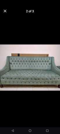 Al Jubail Al Balad, Furniture, SAR 250,  250 SAR Sofa Set Complete 3+3+1+1 Green Color Heavy Duty Available