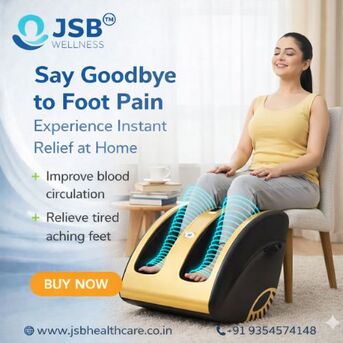New Delhi, Health & Beauty Items, Buy Foot Massager Machine For Pain Relief & Blood Circulation At Home