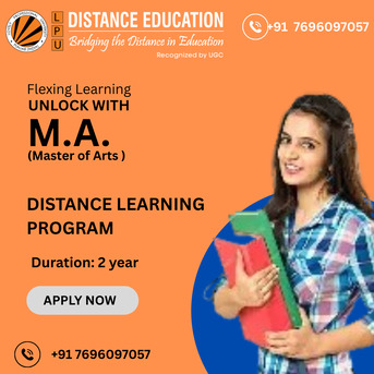 Punjab, Education, MA Distance Education At Lovely Professional University