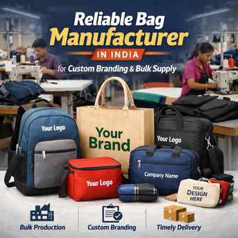 New Delhi, Businesses For Sale, Reliable Bag Manufacturer In India For Custom Branding And Bulk Supply