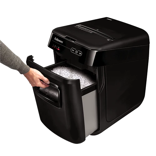 Deira, Electronics, AED 2450,  Fellowes AutoMax&trade; 200M Auto Feed Micro-Cut Paper Shredder Machine
