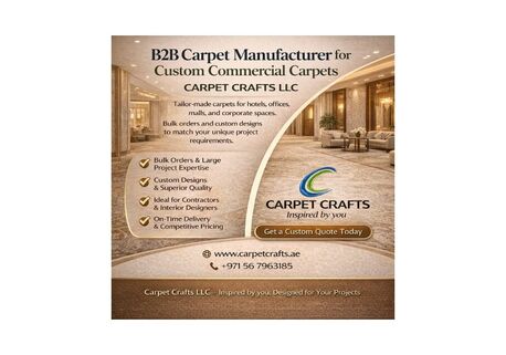 Dubai, Household, B2B Carpet Manufacturer For Custom Commercial Carpets | Carpet Crafts LLC