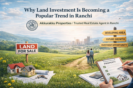 Ranchi, Real Estate For Sale, INR 500,  Studio,  Commercial Land For Sale In Ranchi &ndash; Best Deals Via Top Real Estate Agent | Akkurakku Prop