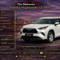 JOD 20000,  Toyota Highlander LE HEV,  2022,  Automatic,  77000 KM,  Duty Free