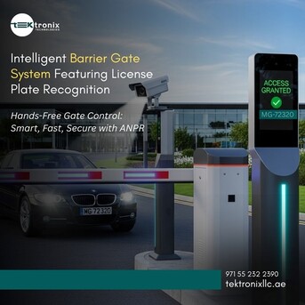 Dubai, Computer, Advanced Smart Gate Barriers With RFID For UAE Residential Security