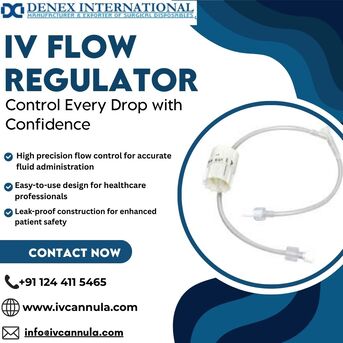 Gurugram, Health, Iv Flow Regulator