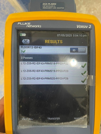 Jeddah, Technical, Rent A Professional Fluke Network Cable Tester CAT6, CAT6A & CAT7