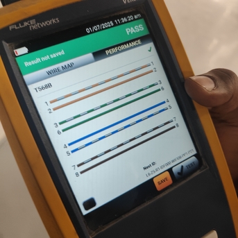 Jeddah, Technical, Rent A Professional Fluke Network Cable Tester CAT6, CAT6A & CAT7