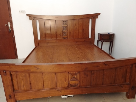 Hidd, Furniture, BHD 20,  Double Bed For Sale Without Mattress