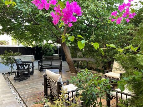 Abdoun, Apartments/Houses, JOD 16000/year,  Furnished,  3 BR,  180 Sq. Meter,  Furnished Garden Apartment For Rent In Jabal Amman