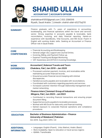 Riyadh, Job Seekers, Accountant