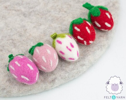 New York, Household Items, USD 58,  Felt Strawberry &ndash; Shop Felt Fruits & Craft Supplies Online