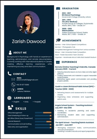 Toronto, Job Seekers, Teaching Experience Of More Than 8 Years, 3+ Years Of Online Teaching As Well