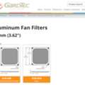USD 2,  High-Airflow Aluminum Fan Filters For Dust Protection | GardTec