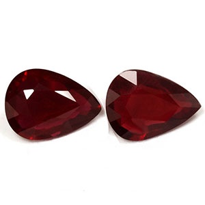 New York, Jewelry, USD 4022,  Shop Buy A Ruby Pear Matched Pair 1.95 Cttw Premium Gem