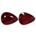 USD 4022,  Shop Buy A Ruby Pear Matched Pair 1.95 Cttw Premium Gem