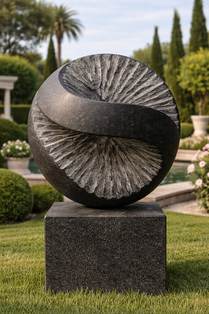 New Delhi, Furniture, Luxury Stone Garden Sculptures &ndash; Modern Natural Stone Outdoor Art