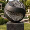 Luxury Stone Garden Sculptures &ndash; Modern Natural Stone Outdoor Art