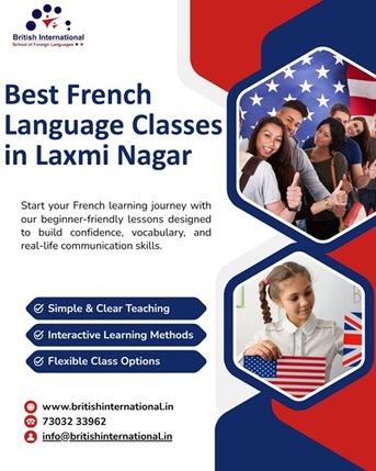 Laxmi Nagar, Education, Best French Language Classes In Laxmi Nagar