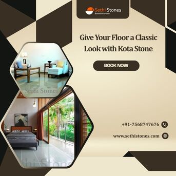 Jaipur, Household Items, Give Your Floor A Classic Look With Kota Stone