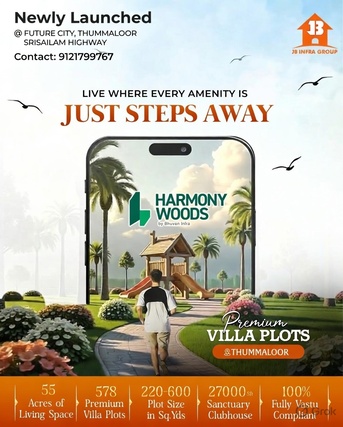 Hyderabad, Residential Plots, Premium Approved Plots At Prime Location Of Vikarabad