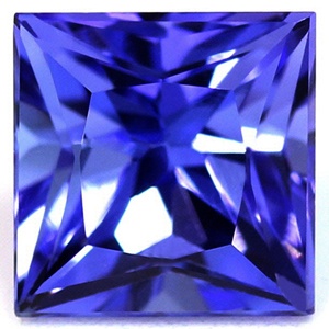 New York, Jewelry, USD 1341,  Own Tanzanite 1.49 Cts Premium Square Cut Gemstone
