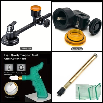 Jubail, Tools, SAR 139,  Brand New Professional Glass Cutting Tool Set - Circular & Straight