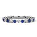 USD 2087,  Own Sapphire Wedding Rings Blue Sapphire Diamond Elegant Band