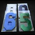 Custom Block Letters And Numbers For Apparel & Uniforms
