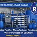 Water Purifier Manufacturer For Adaptive Water Purification Solutions