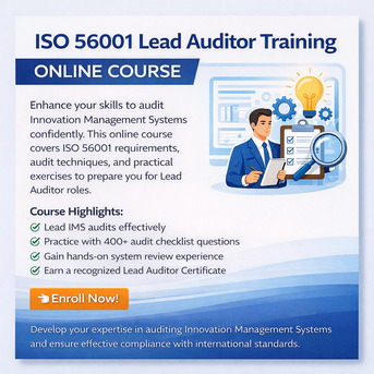 Los Angeles, Education, Become A Certified ISO 56001 Lead Auditor!