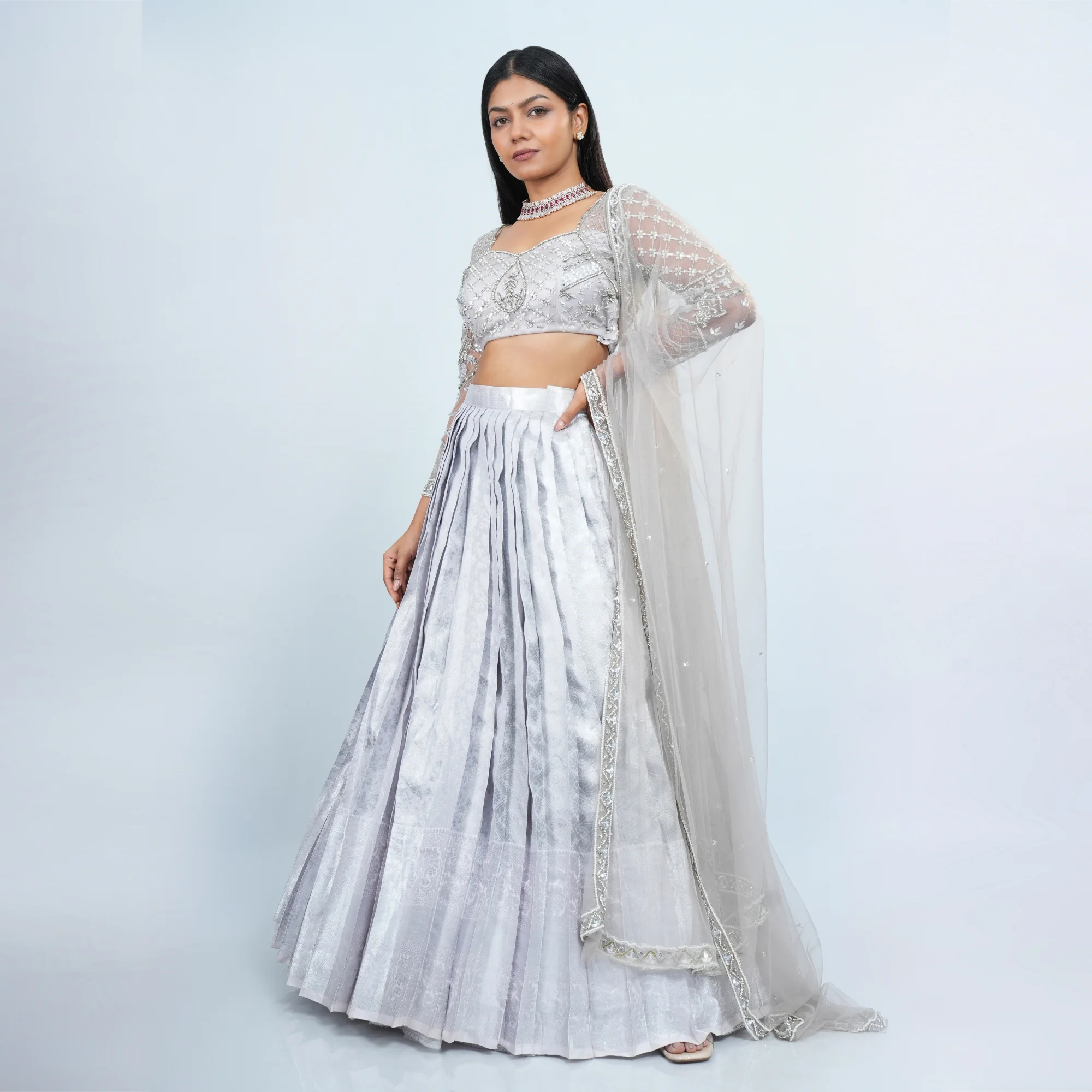 Bangalore, Clothing & Accessories, Discover Traditional & Modern Bridal Half Sarees Online | Label Dharya