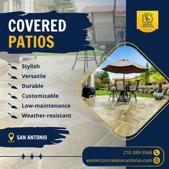 U.S. Virgin Islands, Construction, Covered Patio San Antonio