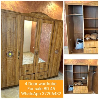 Manama, Furniture, BHD 45,  ✅️ Cupboard 4 Door For Sale In Good Condition With Delivery