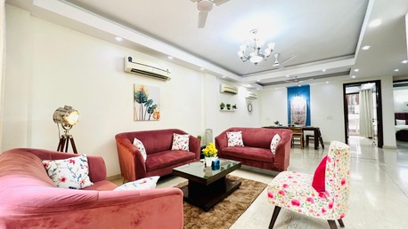 New Delhi, Apts/Flats Wanted, INR 22689/day,  Furnished,  3 BR,  2000 Sq. Feet,  3BHK Safdarjung Enclave, Terrace Garden, Lift