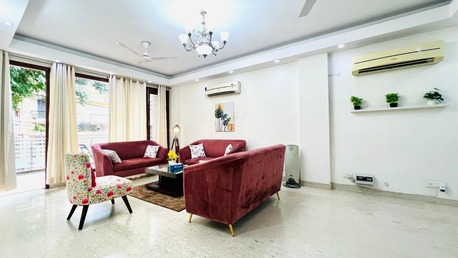 New Delhi, Apts/Flats Wanted, INR 22689/day,  Furnished,  3 BR,  2000 Sq. Feet,  3BHK Safdarjung Enclave, Terrace Garden, Lift
