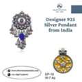 INR 20000,  Designer 925 Silver Pendant From India &ndash; Perfect Gift Option