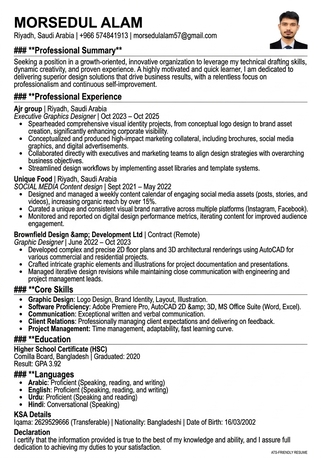 Riyadh, Job Seekers, Available Creative Graphic Designer.