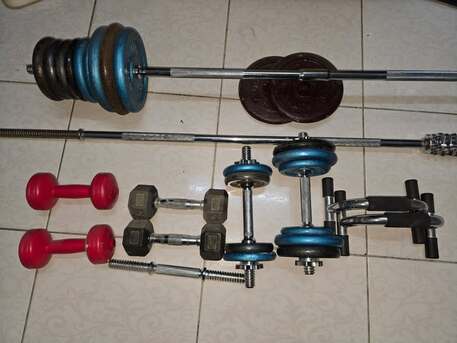 Riyadh, Sporting Goods, SAR 700,  PREMIUM HOME GYM COLLECTION -TOTAL WEIGHT 135kg