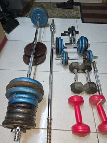 Riyadh, Sporting Goods, SAR 700,  PREMIUM HOME GYM COLLECTION -TOTAL WEIGHT 135kg