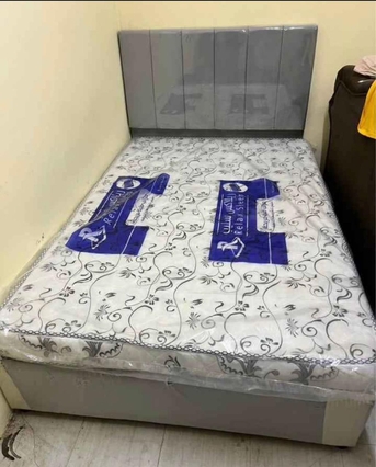 Jeddah, Furniture, SAR 3,  New Medium Size Bed Frame And Mattress Available In Low Price