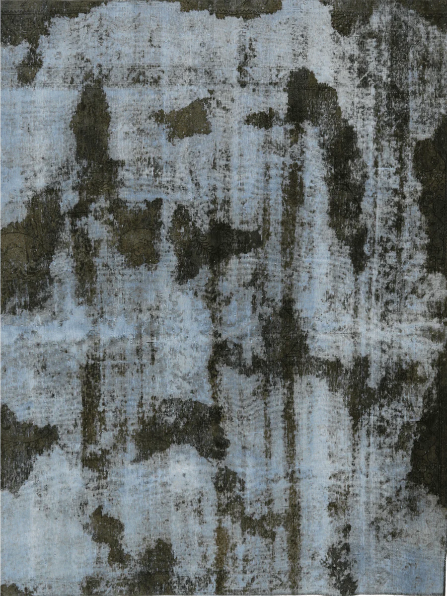 New York, Furniture, USD 690,  7x8 Vintage Distressed Overdyed Persian Area Rug - 109713